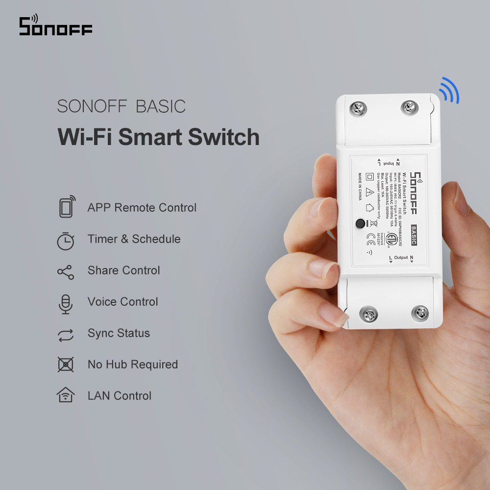 Sonoff Mini R4 - Itead SONOFF Basic R2 Básico Interruptor