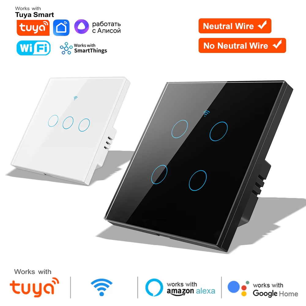 Smart Relay Tuya - Interruptor Inteligente de Parede WiFi RF