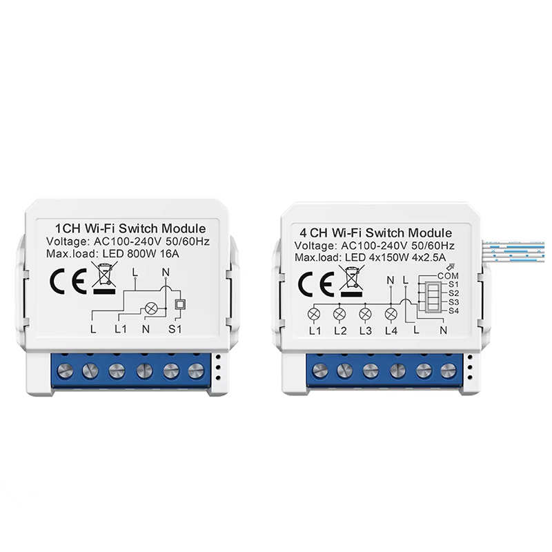 Tuya 4 Channel - Wsm16 tuya wifi módulo de interruptor