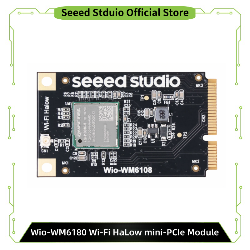 Smart Home Module Iot - Wio-WM6108 Módulo Wi-Fi HaLow Mini PCIe