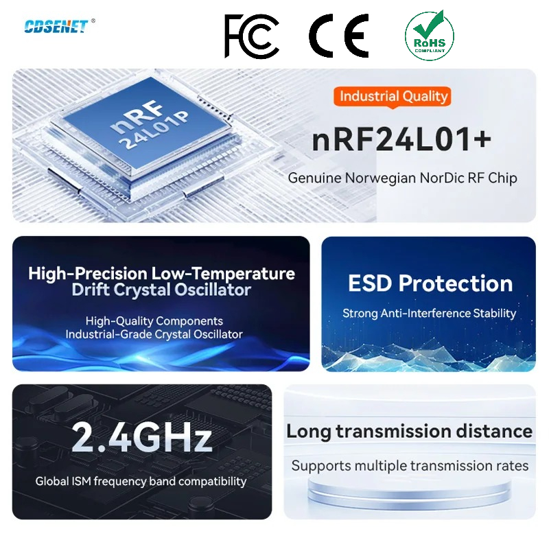 2 Peças Módulo RF Sem Fio nRF2 - Smart Home Module Iot avaliação e preço