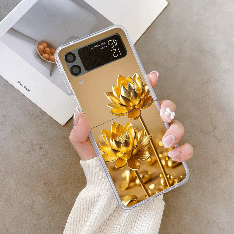Criativo ouro flor de lótus pa - Shelly avaliação e preço
