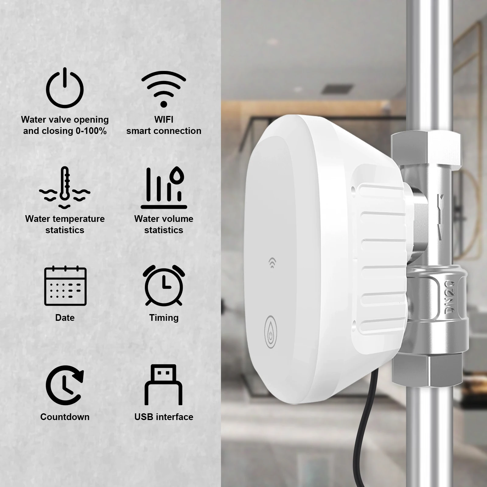 Válvula de Água com Controle I - Home Assistant Tuya avaliação e preço