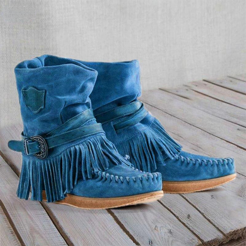 Retro borla botas femininas zí - Tasmota avaliação e preço