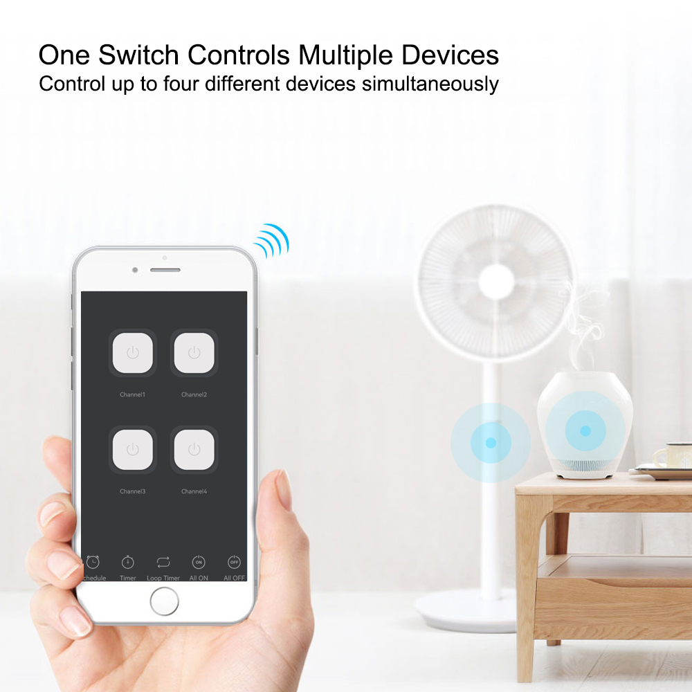 Disjuntor Wi-Fi de 4 Canais Tu - Tuya 4 Channel avaliação e preço