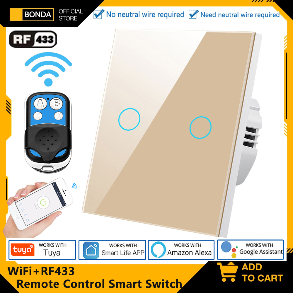 Tuya ue wifi + rf433 interrupt - Smart Relay Tuya avaliação e preço