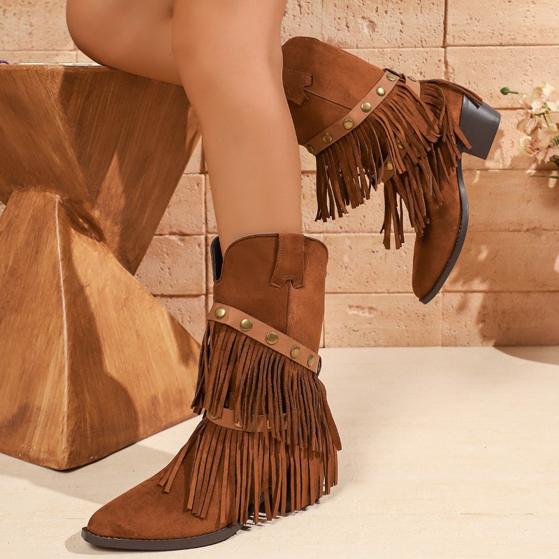 Botas de Calça com Franjas Vin - Tasmota avaliação e preço