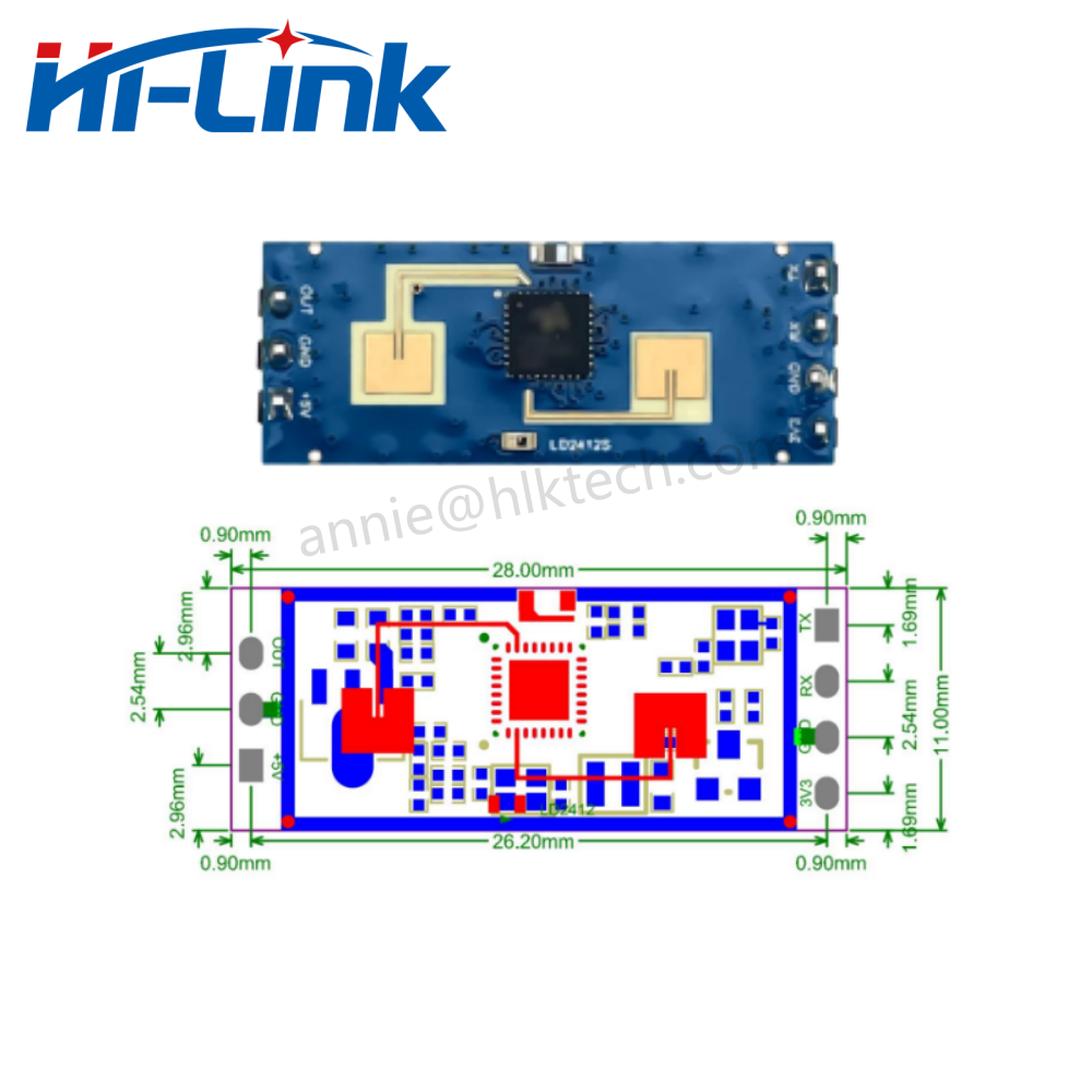 Hilink novo HLK-LD2412 24ghz m - Tasmota avaliação e preço