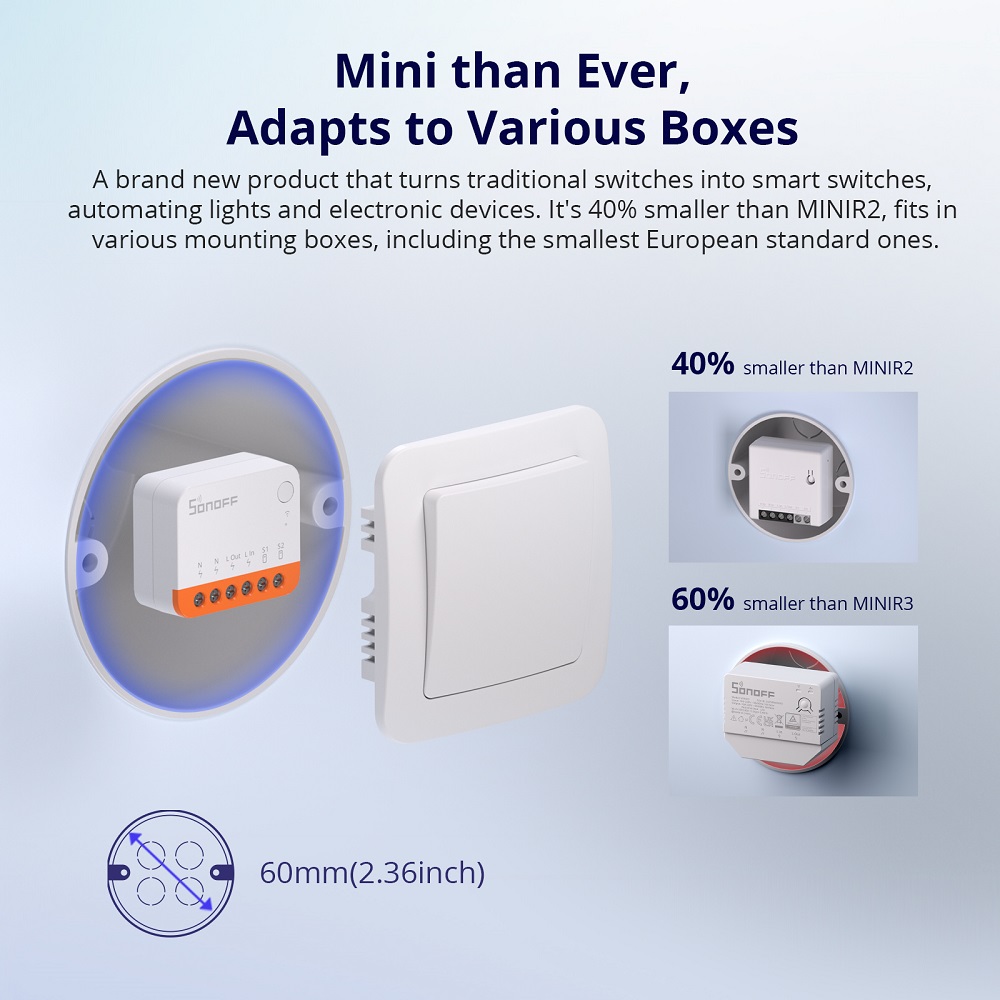 Interruptor Inteligente Wi-Fi  - Sonoff Mini R4 avaliação e preço